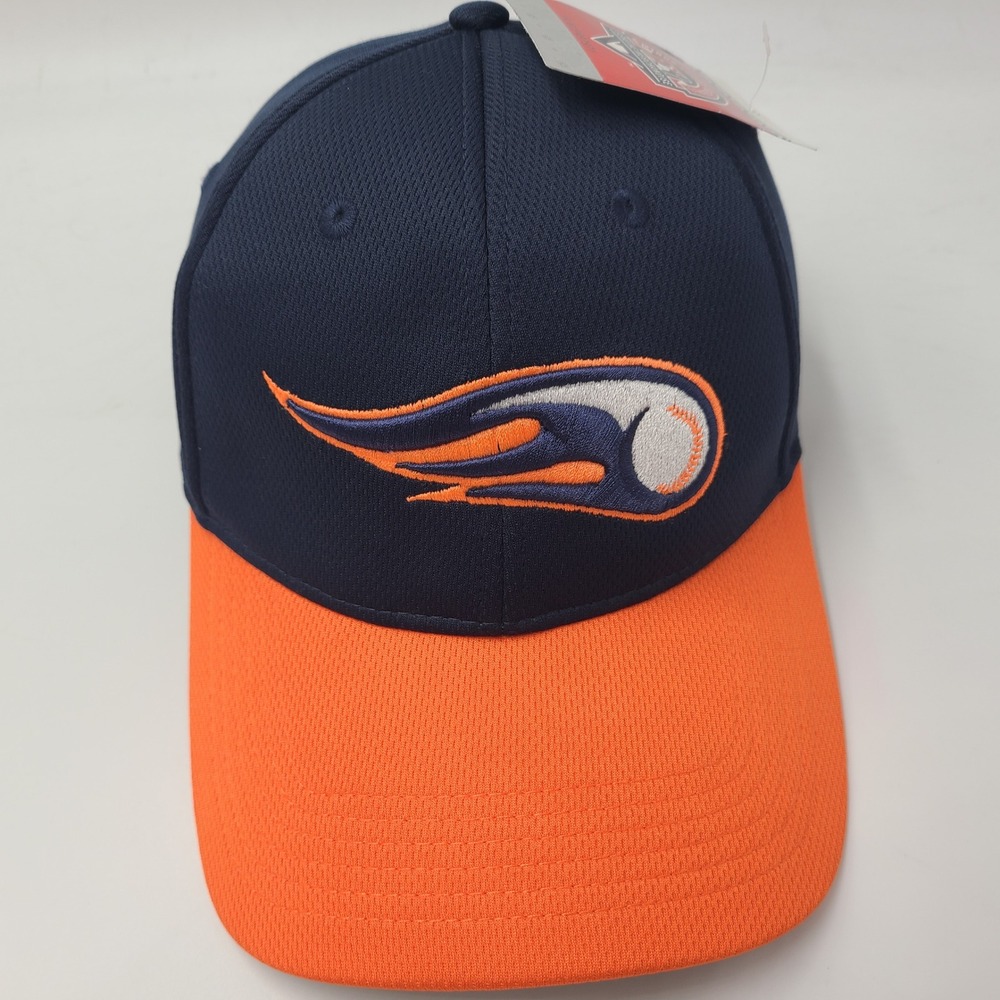 Bowling Green Hot Rods Hat Adjustable OC Sports Blue Orange MiLB Baseball Men